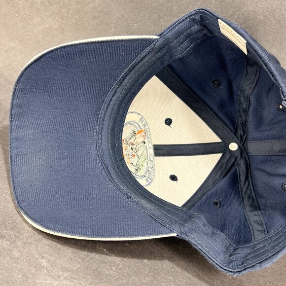 Shuttle Launch Strap Back Hat Cap Blue Kennedy Space Center Souvenir Logo Mens - Picture 10 of 13